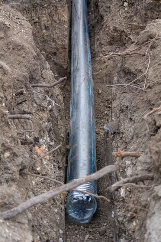 Water Line Digging